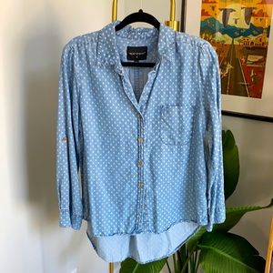 Beautiful Velvet Heart Button Down (100% Tencel)